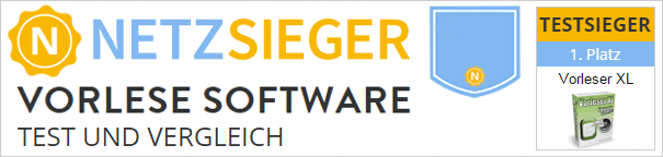 Vorlesesoftware Testsieger